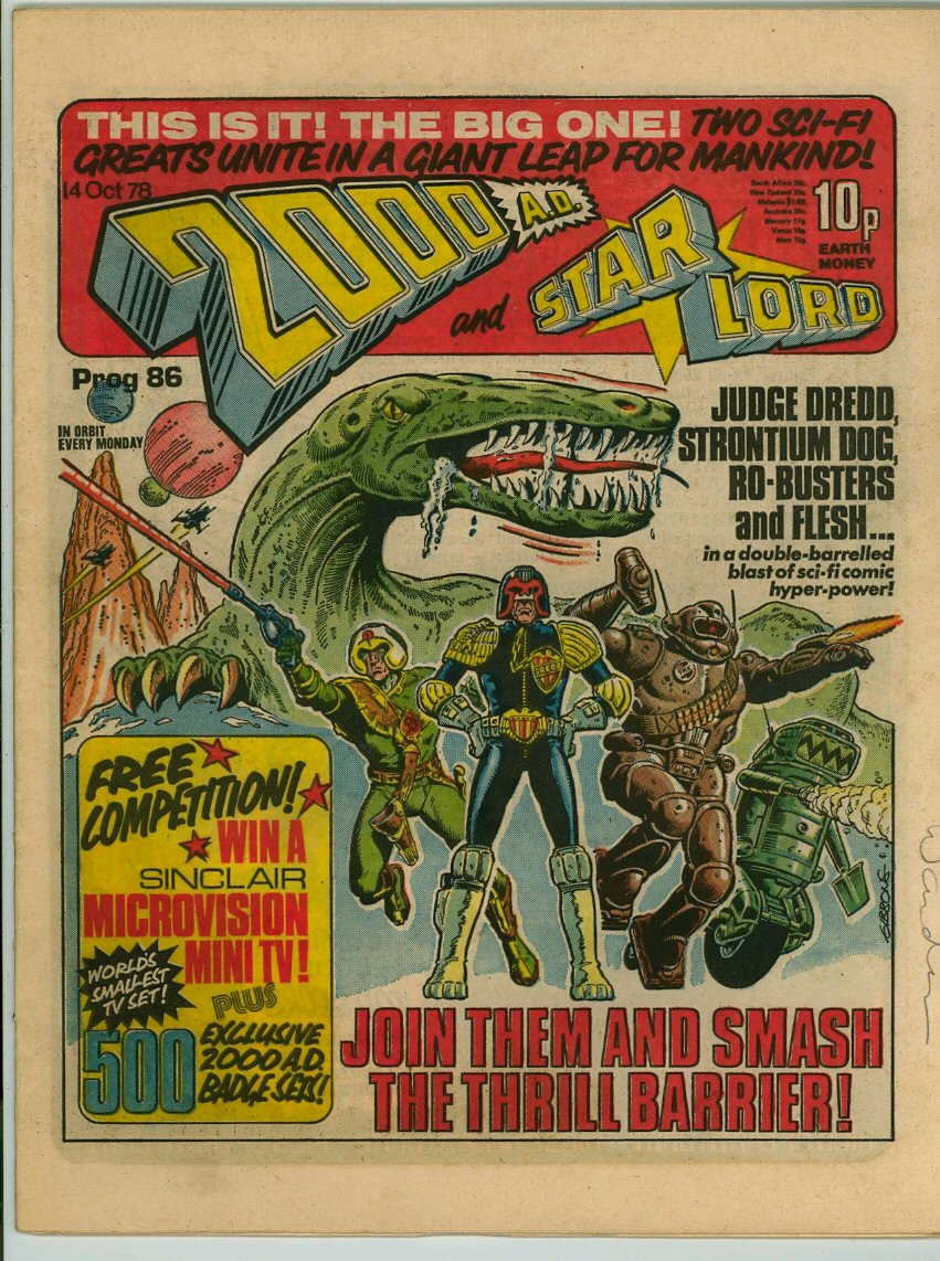 2000AD and Starlord 86 (FN 6.0)