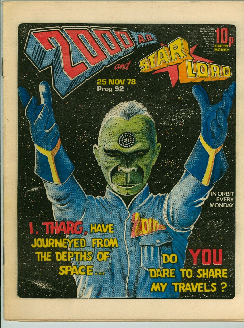 2000AD and Starlord 92 (VG+ 4.5)