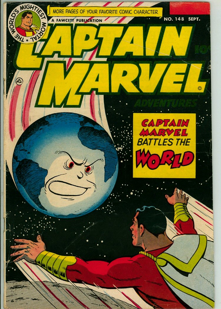 Captain Marvel Adventures 148 (VG- 3.5)