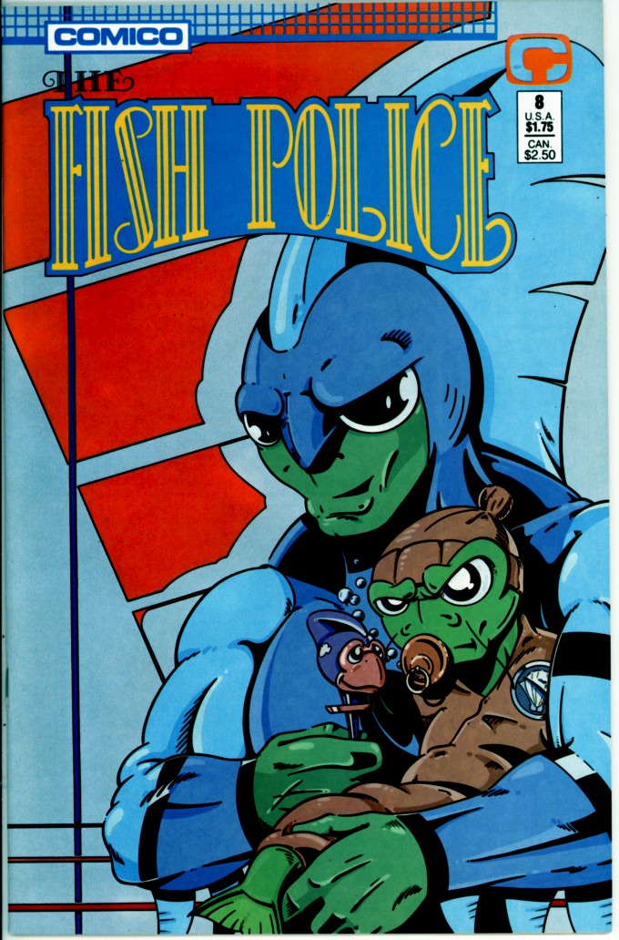 Fish Police (2nd series) 8 (VF/NM 9.0)