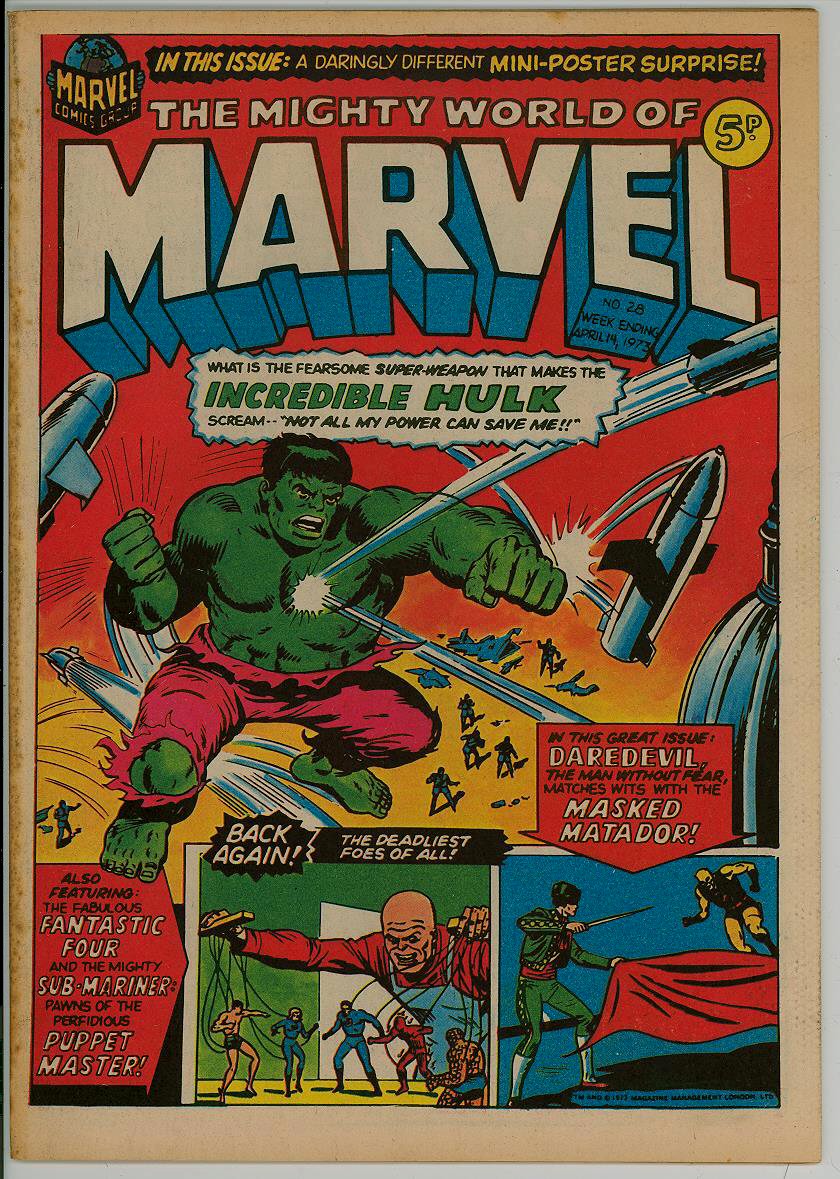 Mighty World of Marvel 28 (VG/FN 5.0)