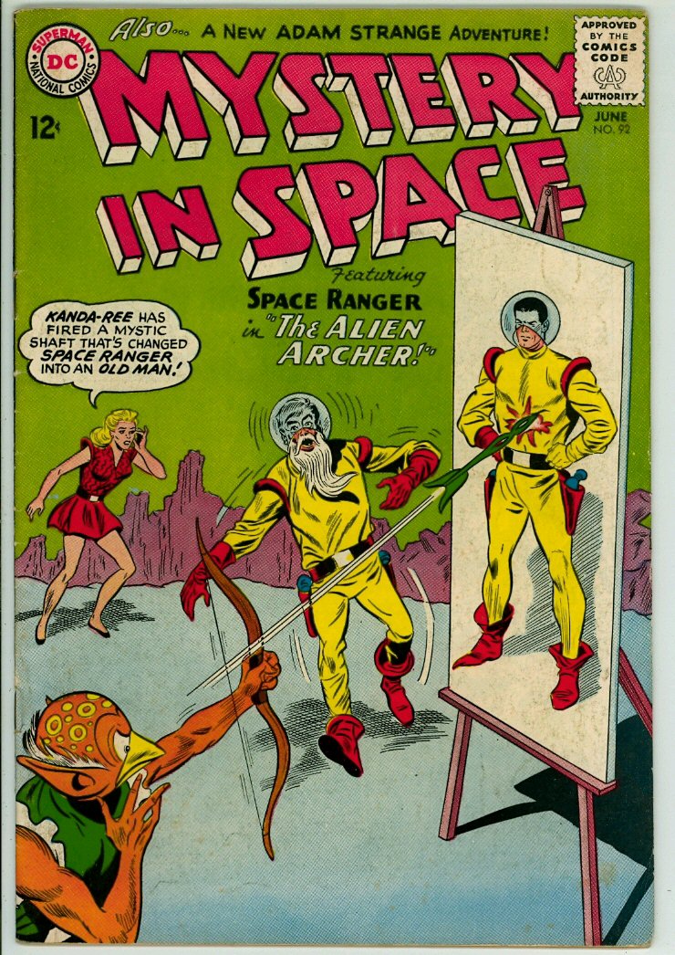 Mystery in Space 92 (VG- 3.5) 