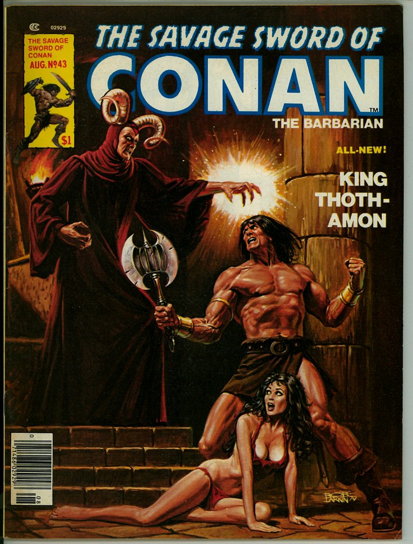 Savage Sword of Conan 43 (FN- 5.5)