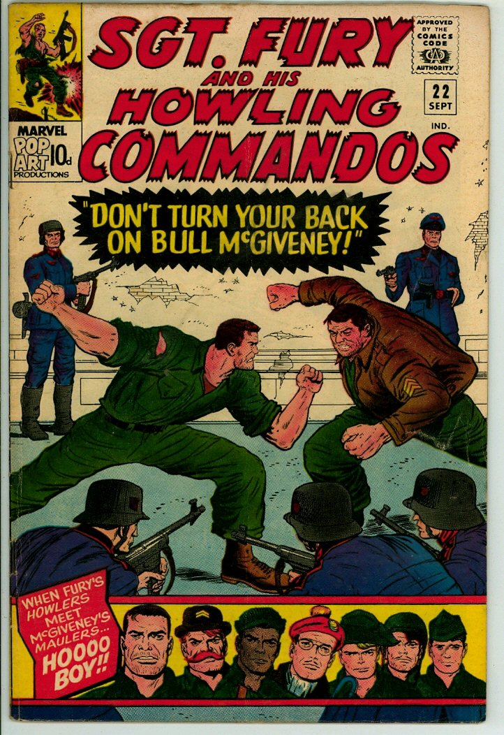 Sgt Fury and his Howling Commandos 22 (VG 4.0) pence