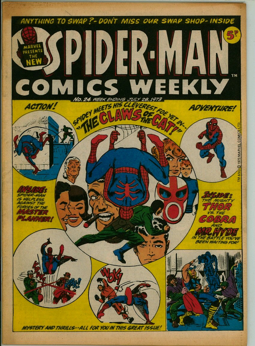Spider-Man Comics Weekly 24 (FN/VF 7.0)