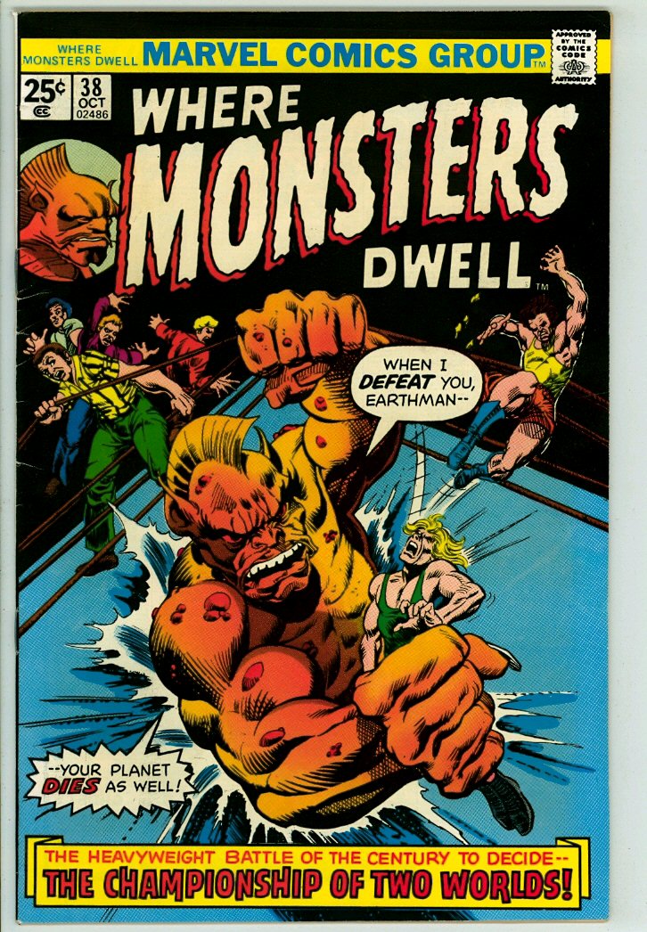 Where Monsters Dwell 38 (VG+ 4.5) 