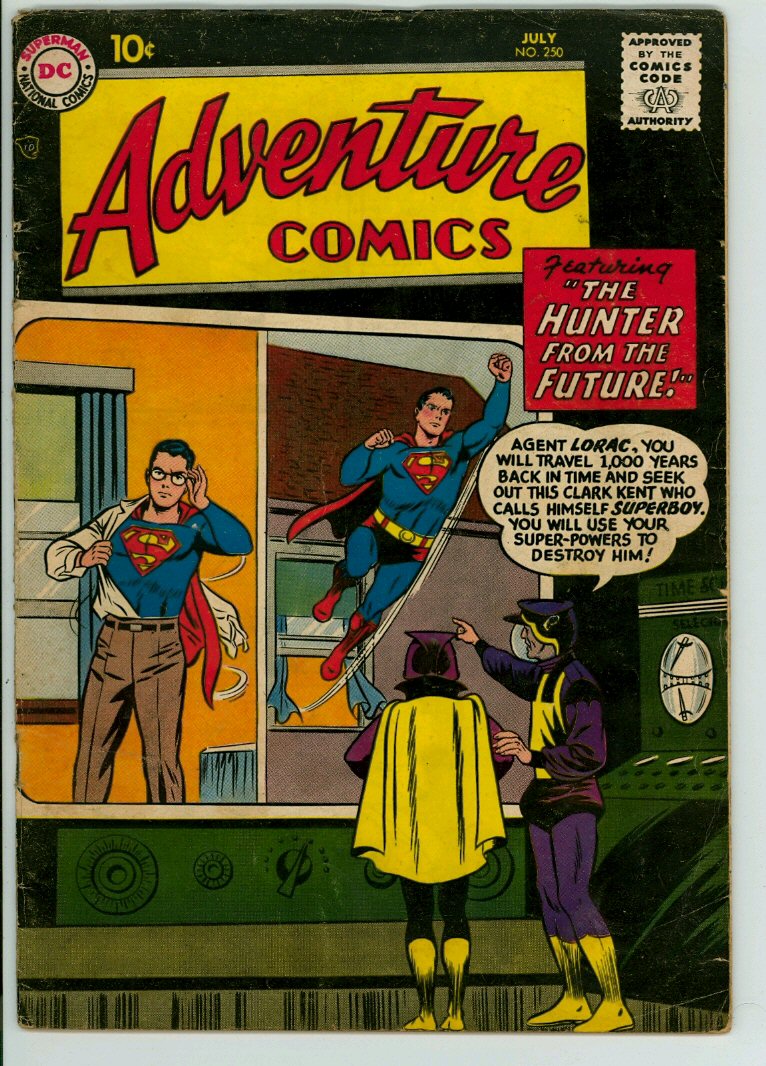 Adventure Comics 250 (G/VG 3.0)