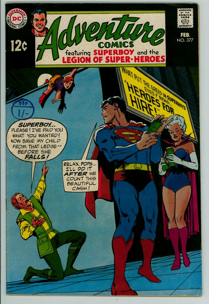 Adventure Comics 377 (VG/FN 5.0) 