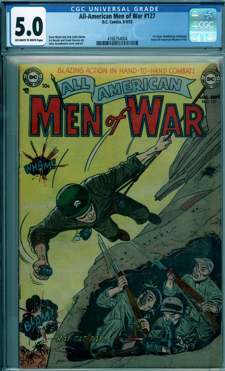 All American Men of War 127 (CGC 5.0)