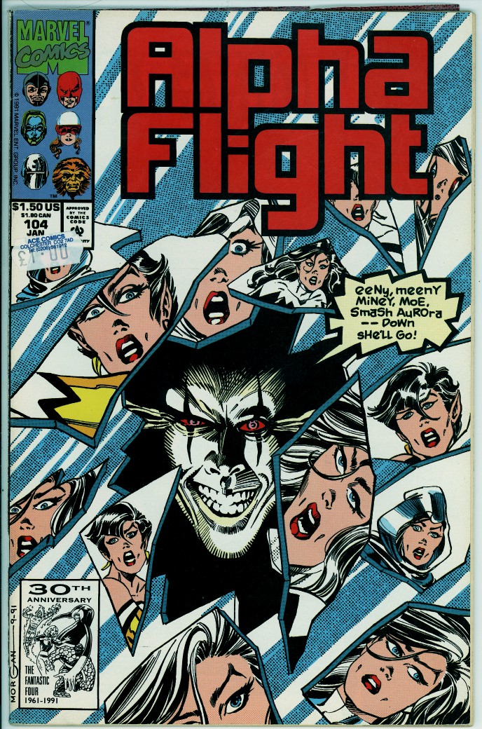 Alpha Flight 104 (VG+ 4.5)