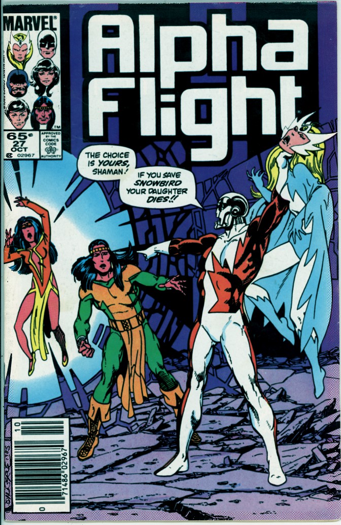 Alpha Flight 27 (VG 4.0) *Mark Jewelers insert*