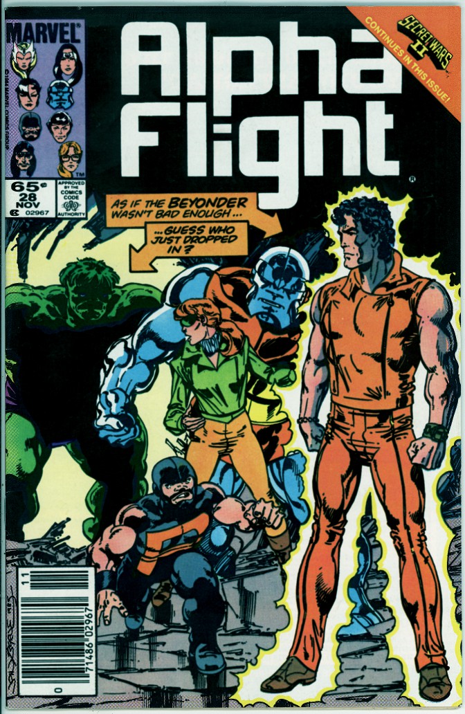 Alpha Flight 28 (VG/FN 5.0) *Mark Jewelers insert*