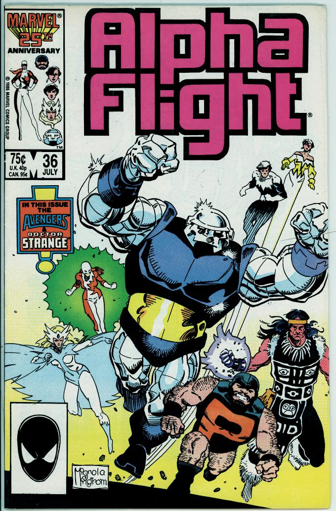 Alpha Flight 36 (VG+ 4.5)