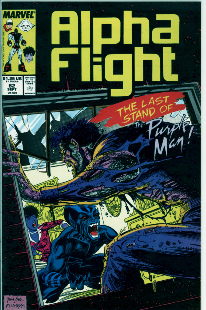 Alpha Flight 62 (VF+ 8.5)
