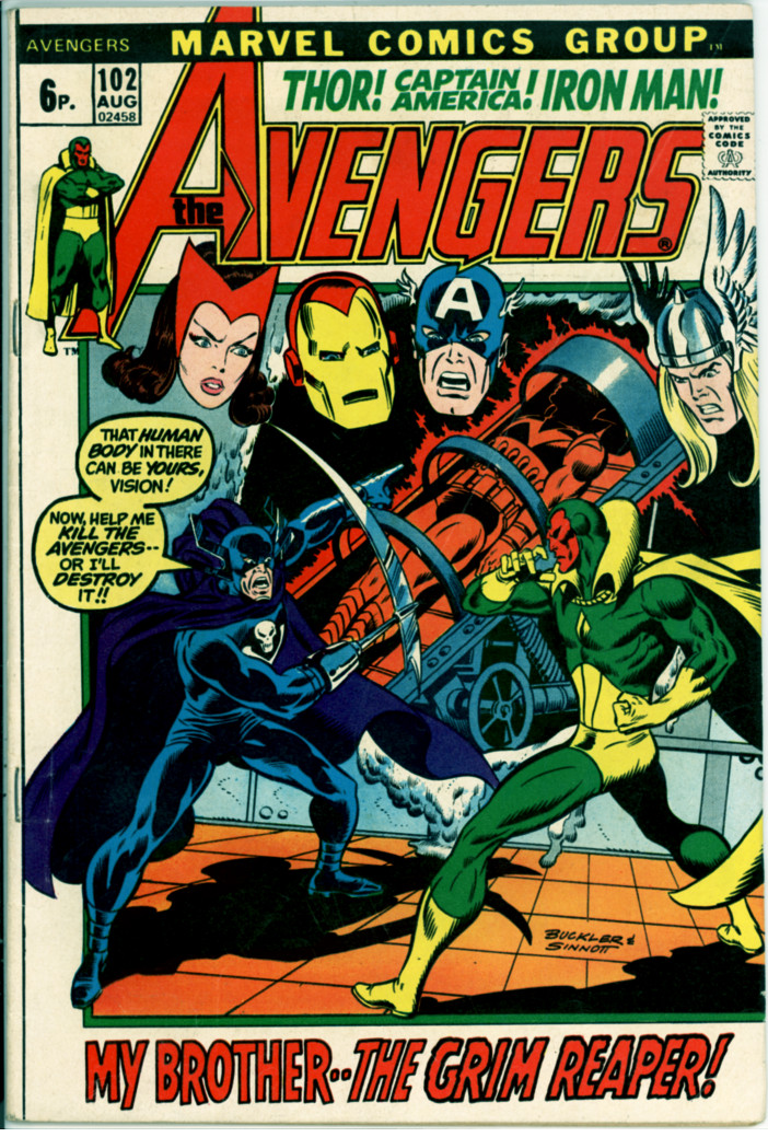 Avengers 102 (VG/FN 5.0) pence