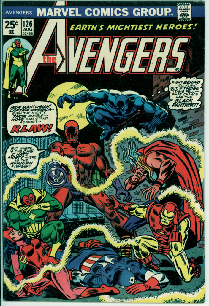 Avengers 126 (G/VG 3.0)