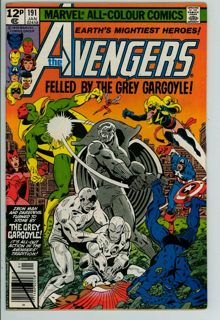 Avengers 191 (FN+ 6.5) pence