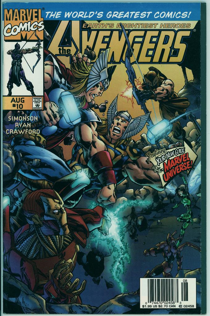 Avengers (3rd series) 10 (FN/VF 7.0)