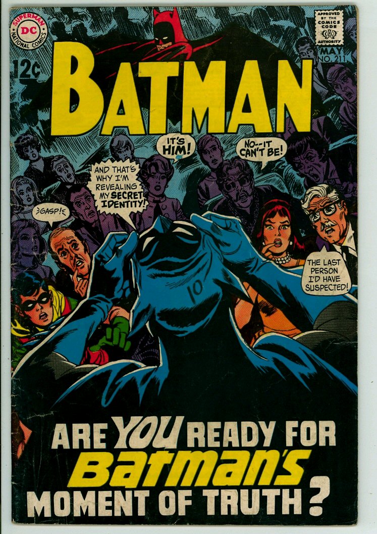 Batman 211 (G/VG 3.0)