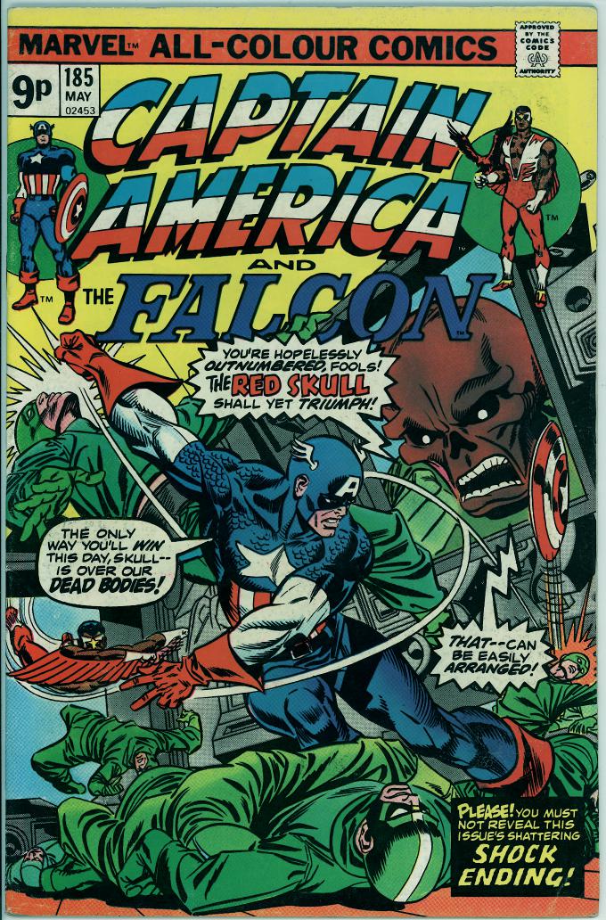 Captain America 185 (VG 4.0) pence