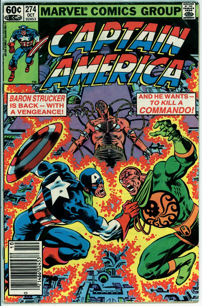 Captain America 274 (VG- 3.5)