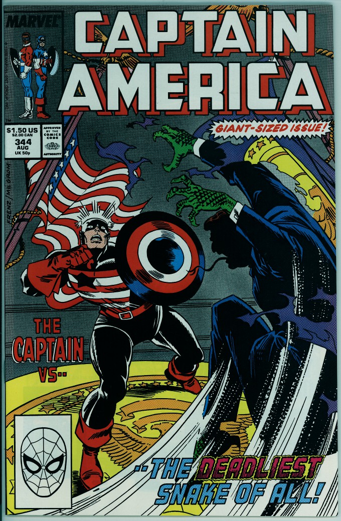 Captain America 344 (FN 6.0)