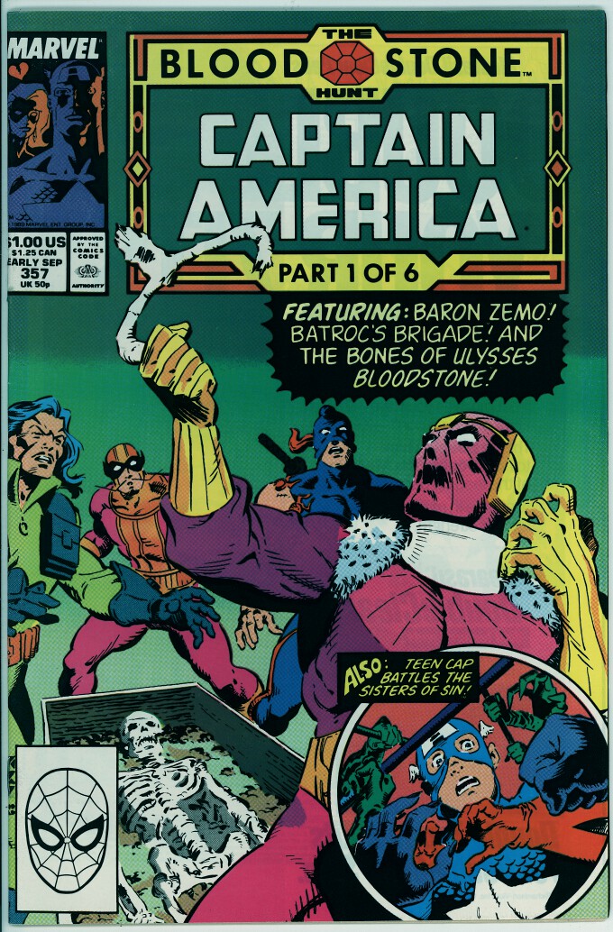 Captain America 357 (VF/NM 9.0)