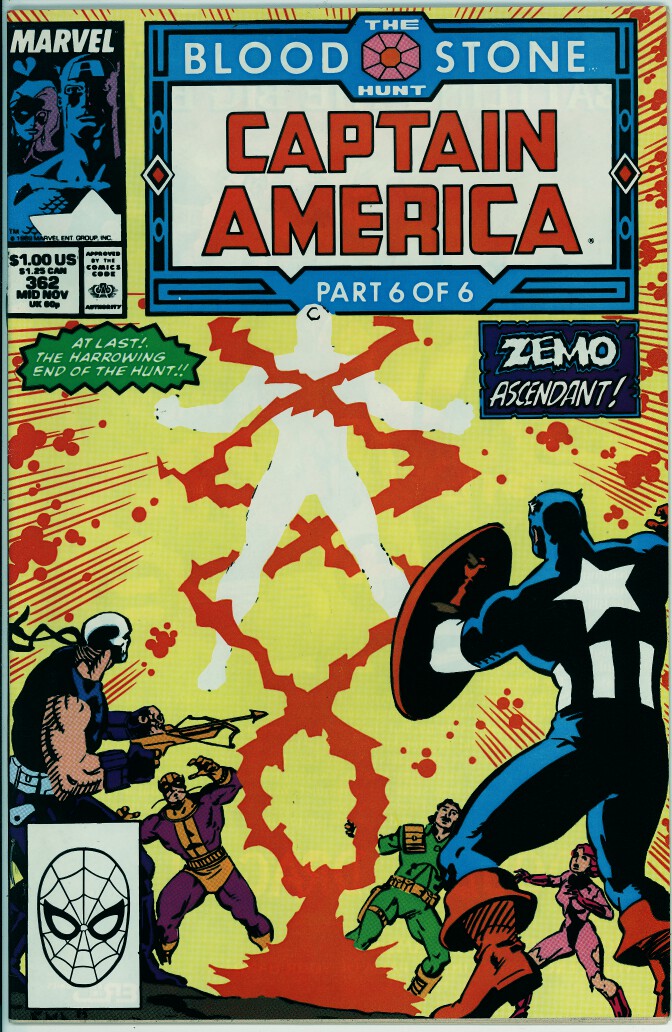 Captain America 362 (VF/NM 9.0)