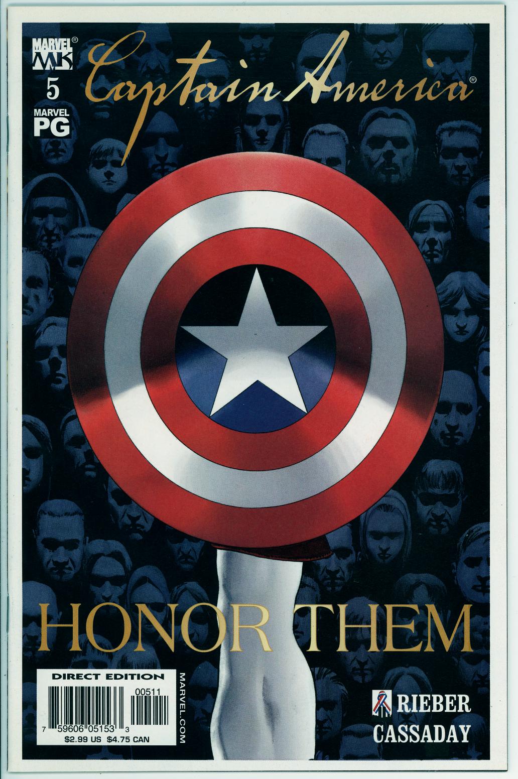 Captain America (4th series) 5 (NM- 9.2)