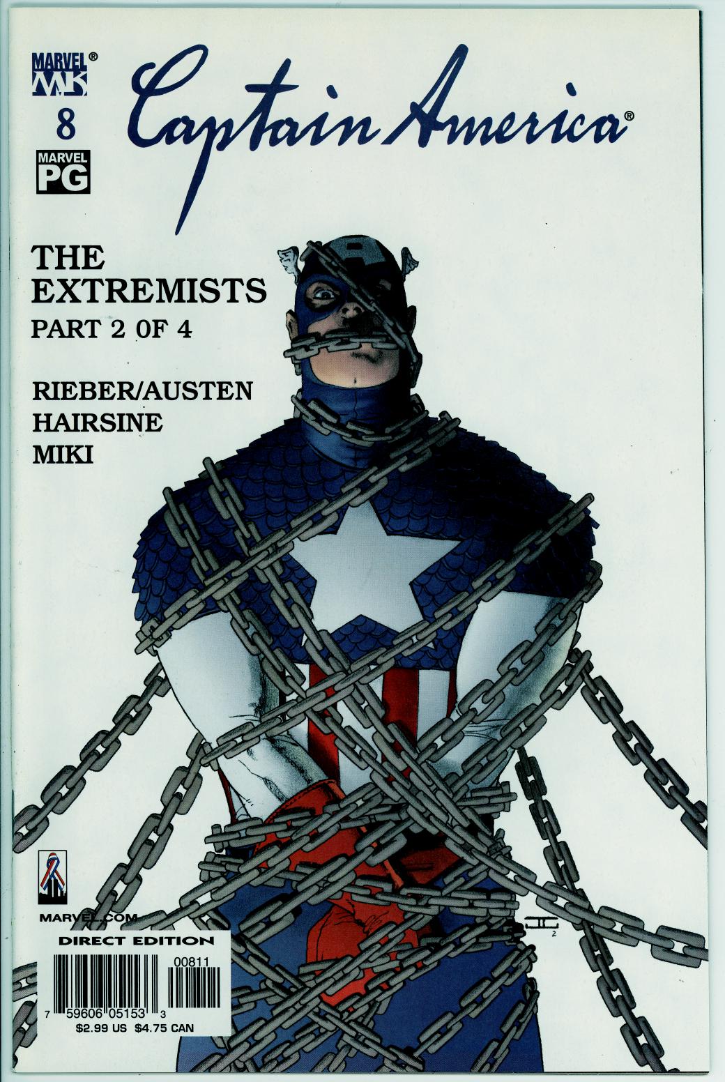 Captain America (4th series) 8 (VF+ 8.5)