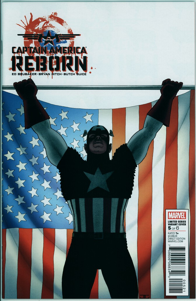 Captain America: Reborn 5: Cassaday variant cover (NM 9.4)