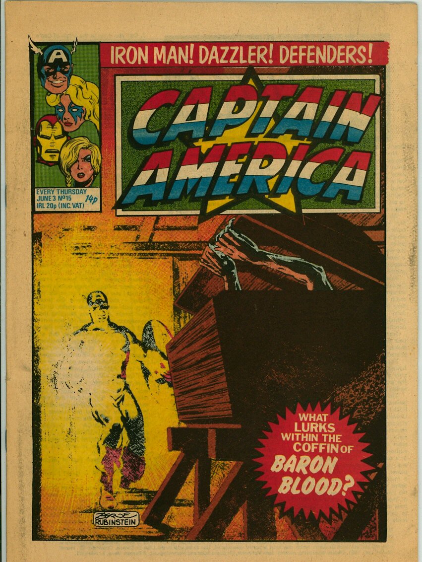 Captain America 15 (VG+ 4.5)