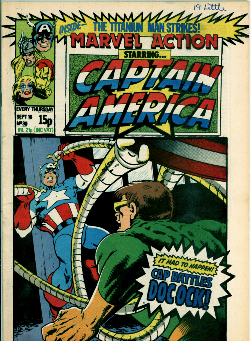 Marvel Action starring Captain America 30 (FN+ 6.5)