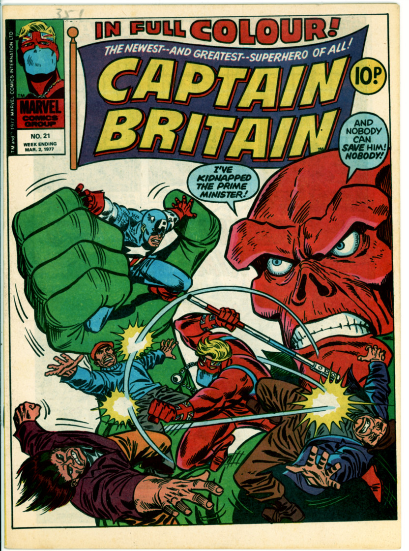 Captain Britain 21 (FN/VF 7.0)