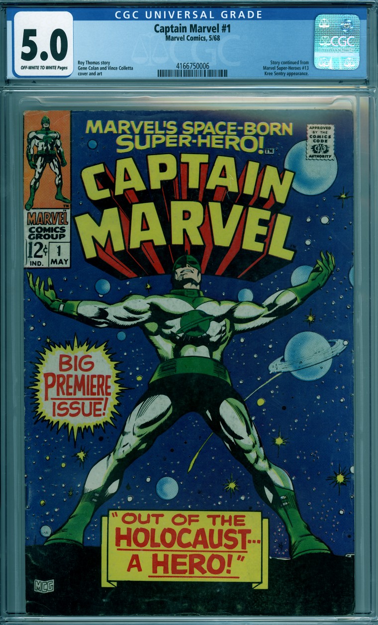 Captain Marvel 1 (CGC 5.0)