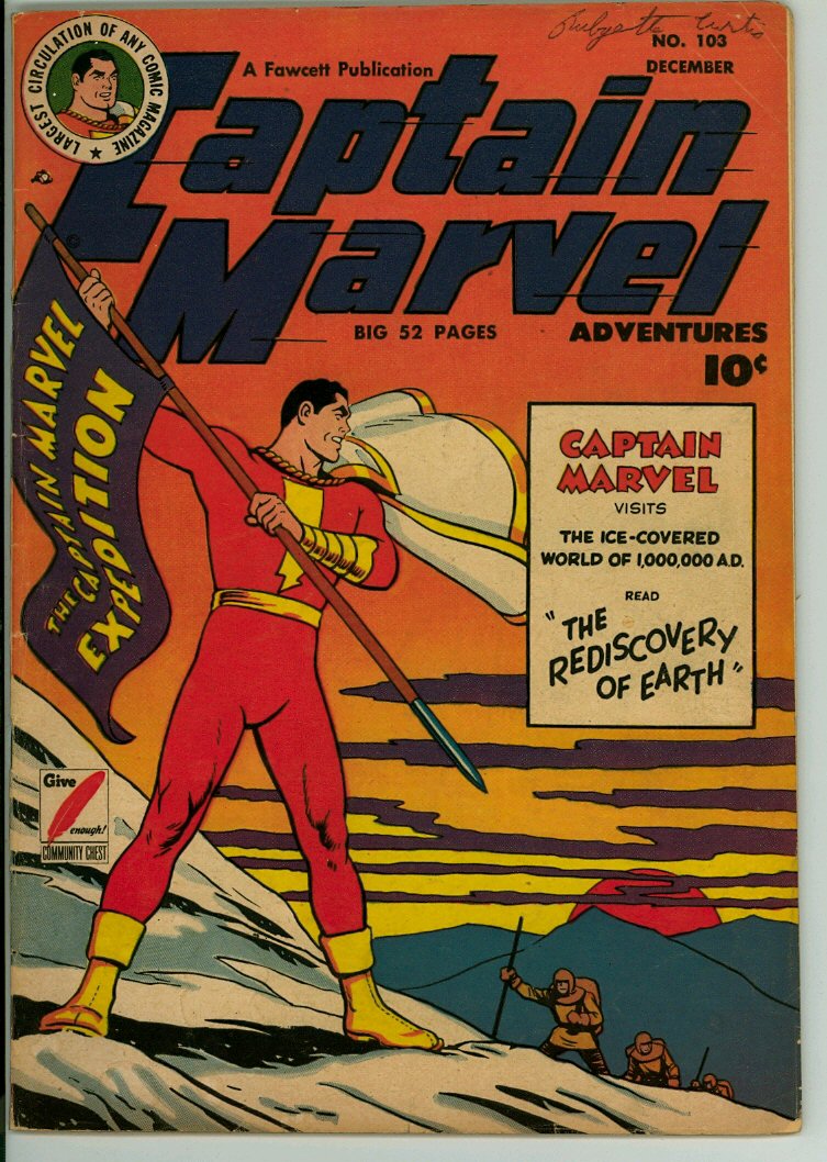 Captain Marvel Adventures 103 (VG 4.0)