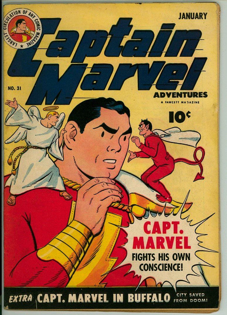 Captain Marvel Adventures 31 (G- 1.8)