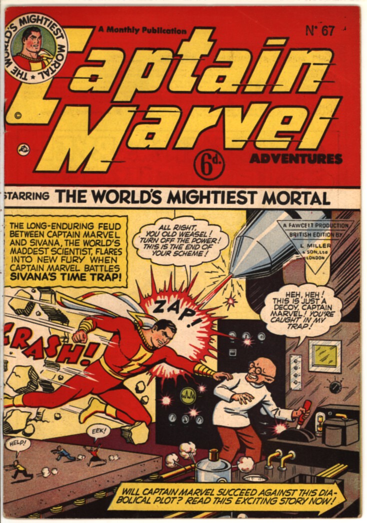 Captain Marvel Adventures 67 (FN+ 6.5)