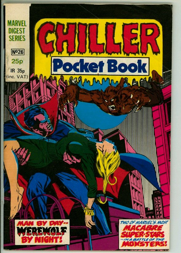 Chiller Pocket Book 26 (VG+ 4.5)