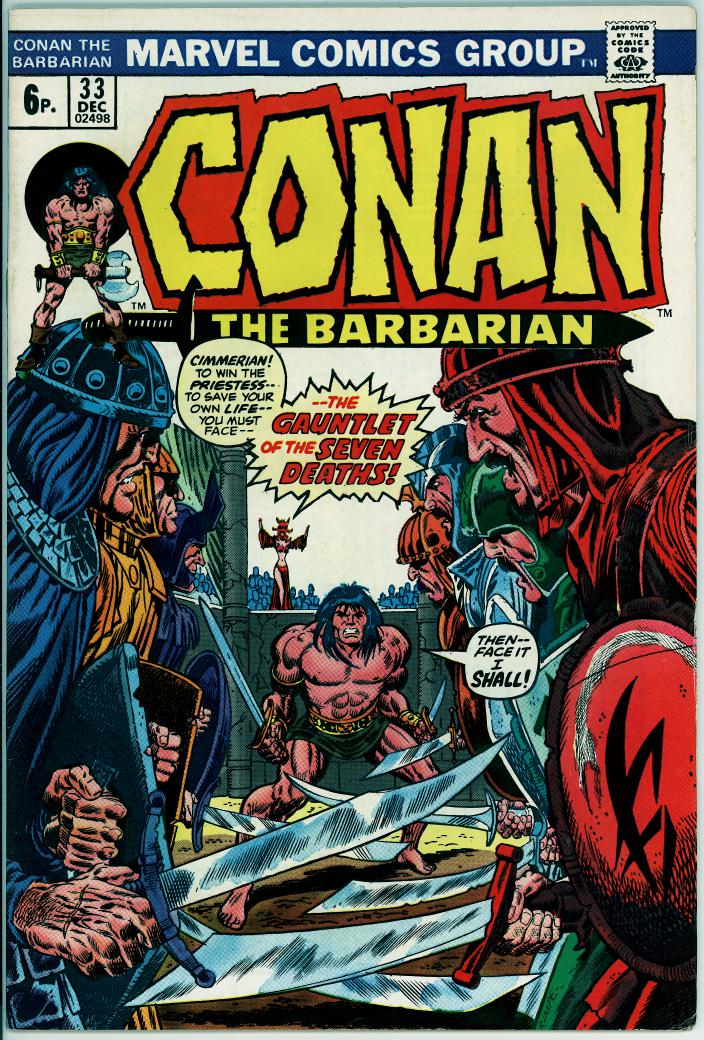Conan the Barbarian 33 (FN/VF 7.0) pence
