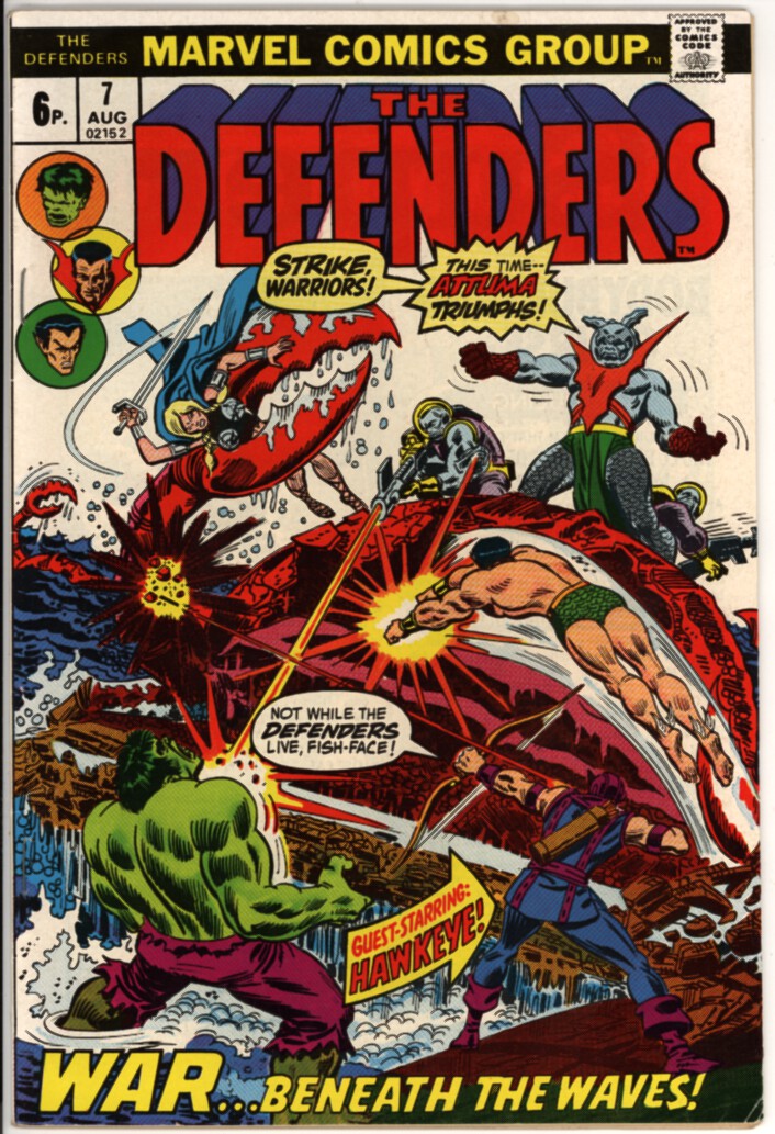 Defenders 7 (VG/FN 5.0) pence