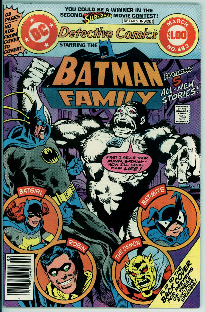 Detective Comics 482 (VF 8.0)