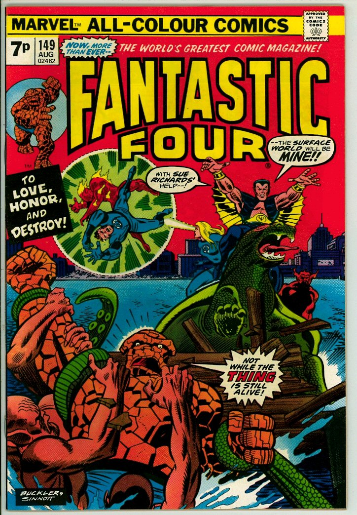 Fantastic Four 149 (FN+ 6.5) pence