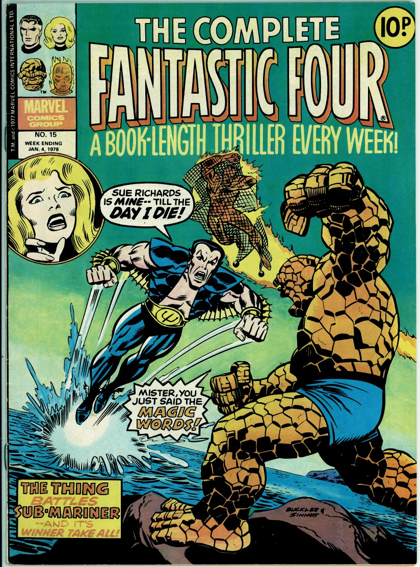 Complete Fantastic Four 15 (VG/FN 5.0)
