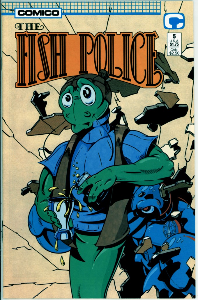 Fish Police (2nd series) 5 (NM- 9.2)