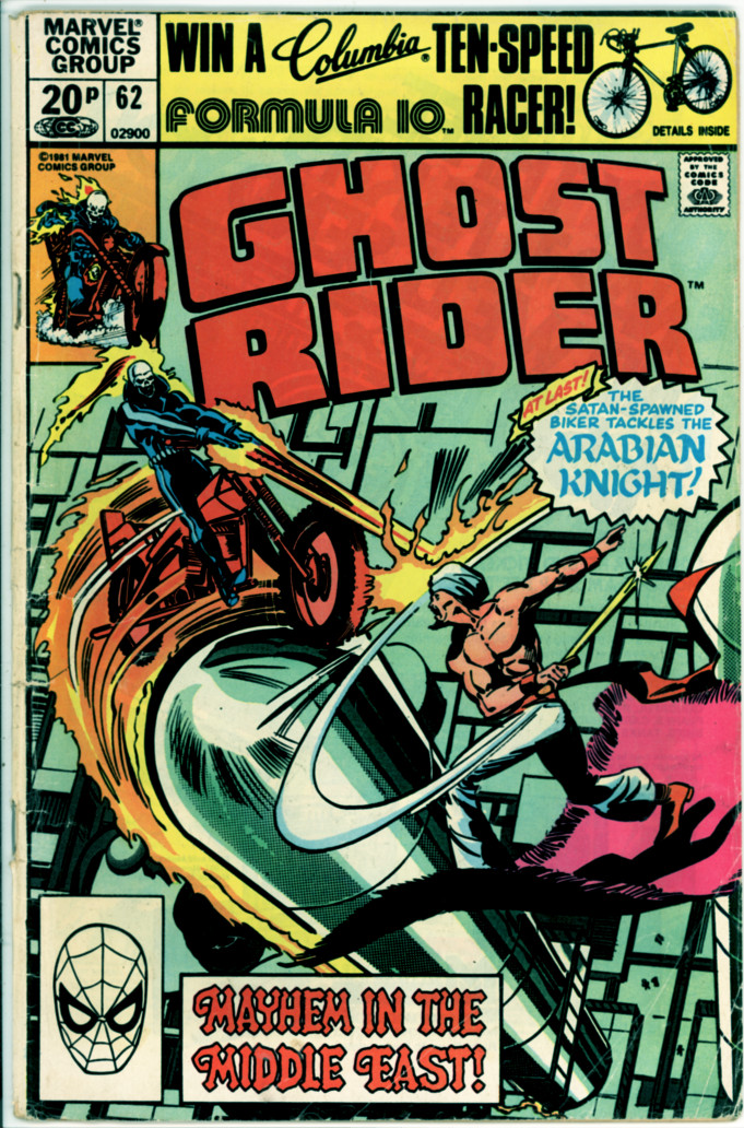 Ghost Rider 62 (G- 1.8) pence
