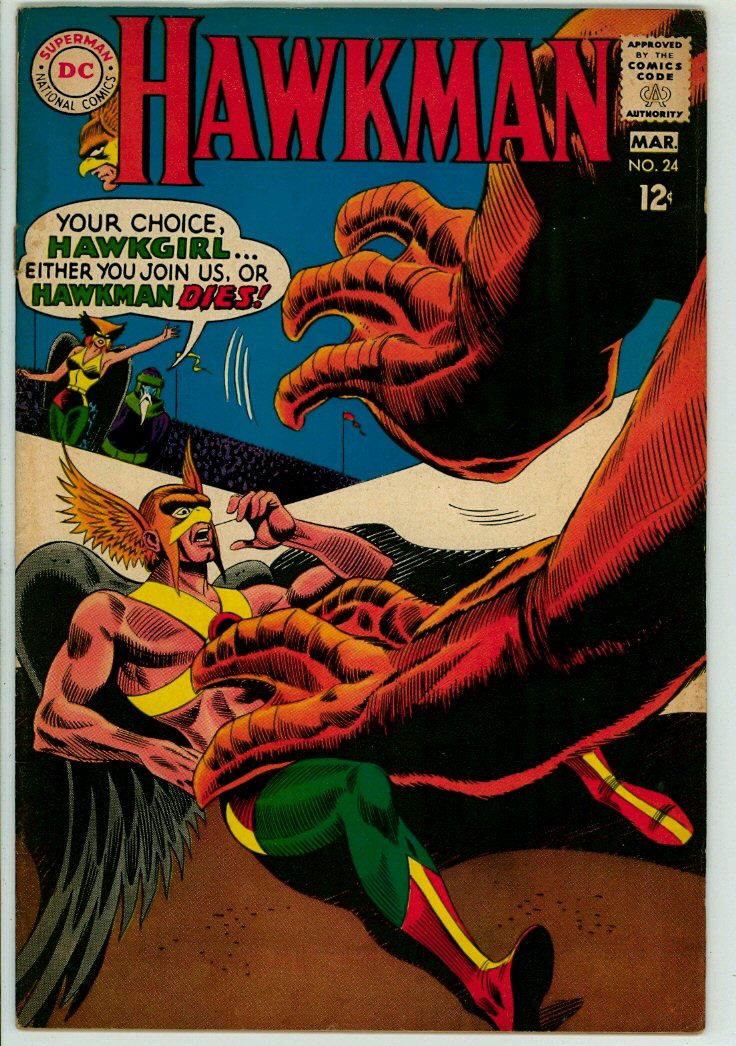 Hawkman 24 (VG- 3.5) 