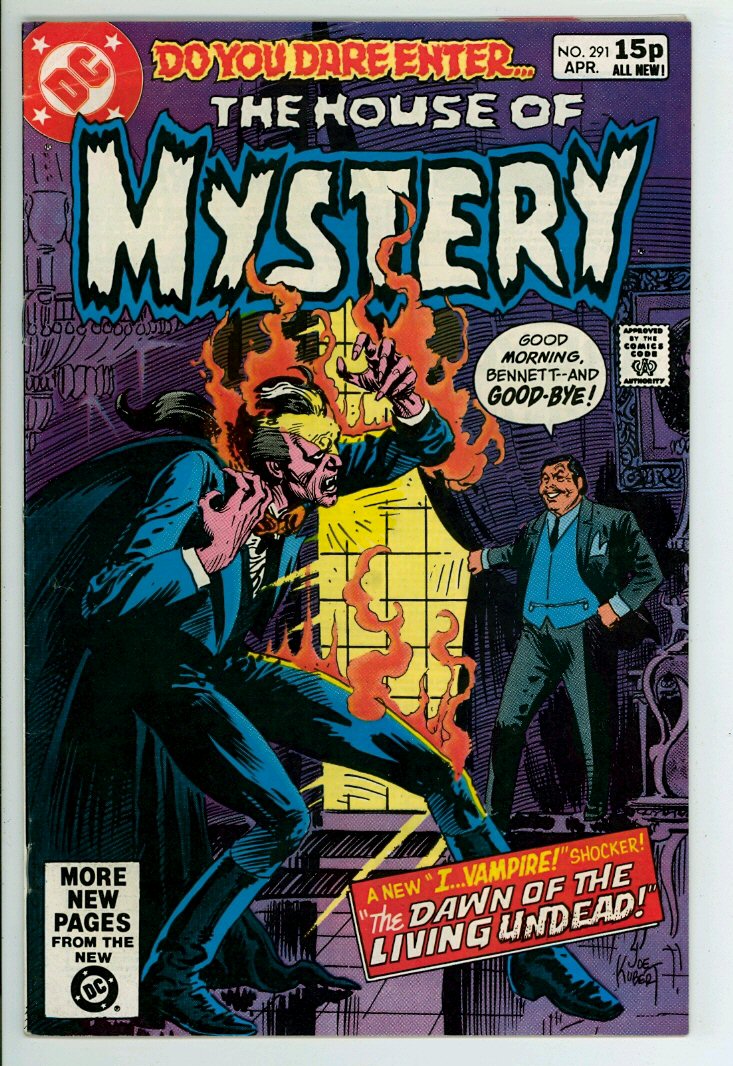 House of Mystery 291 (VG+ 4.5) pence