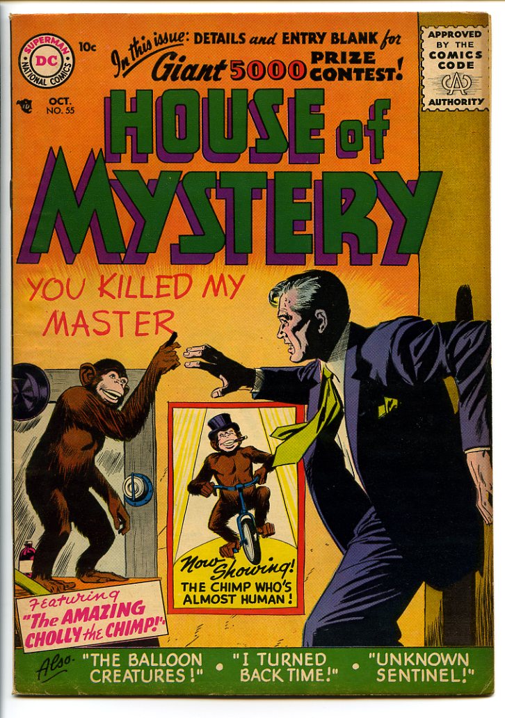 House of Mystery 55 (VG+ 4.5)