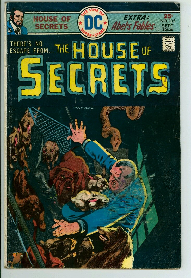 House of Secrets 135 (G+ 2.5) 	 